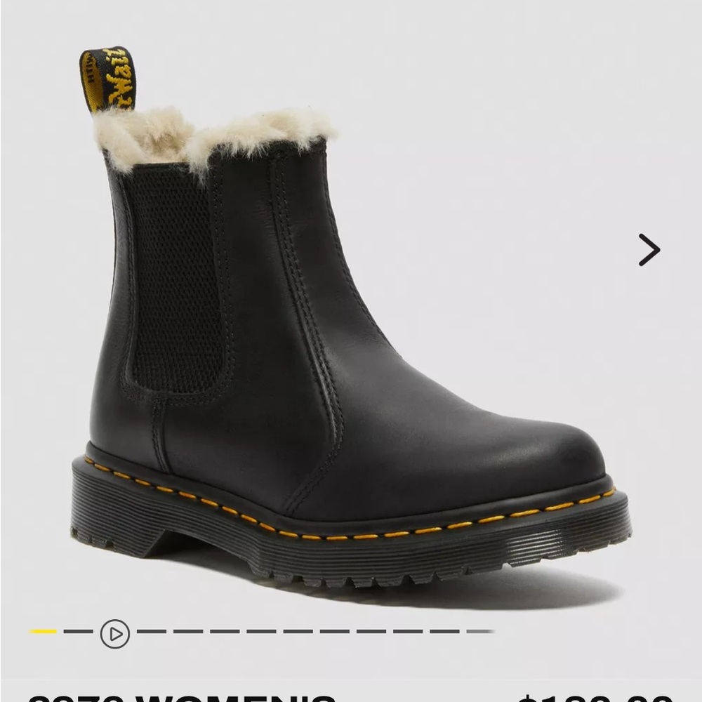 Dr. Martens Women's Faux Fur Lined Chelsea Boots